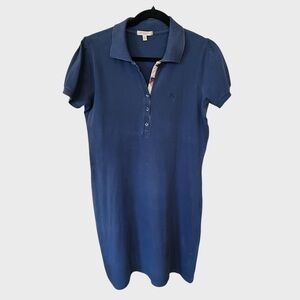 Burberry Navy Garment Polo Dress.